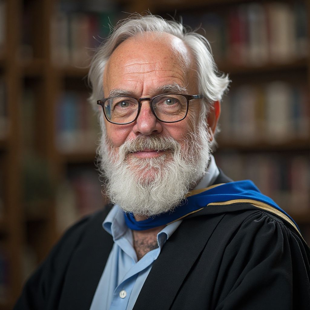 Professor Johan Bergström portrait